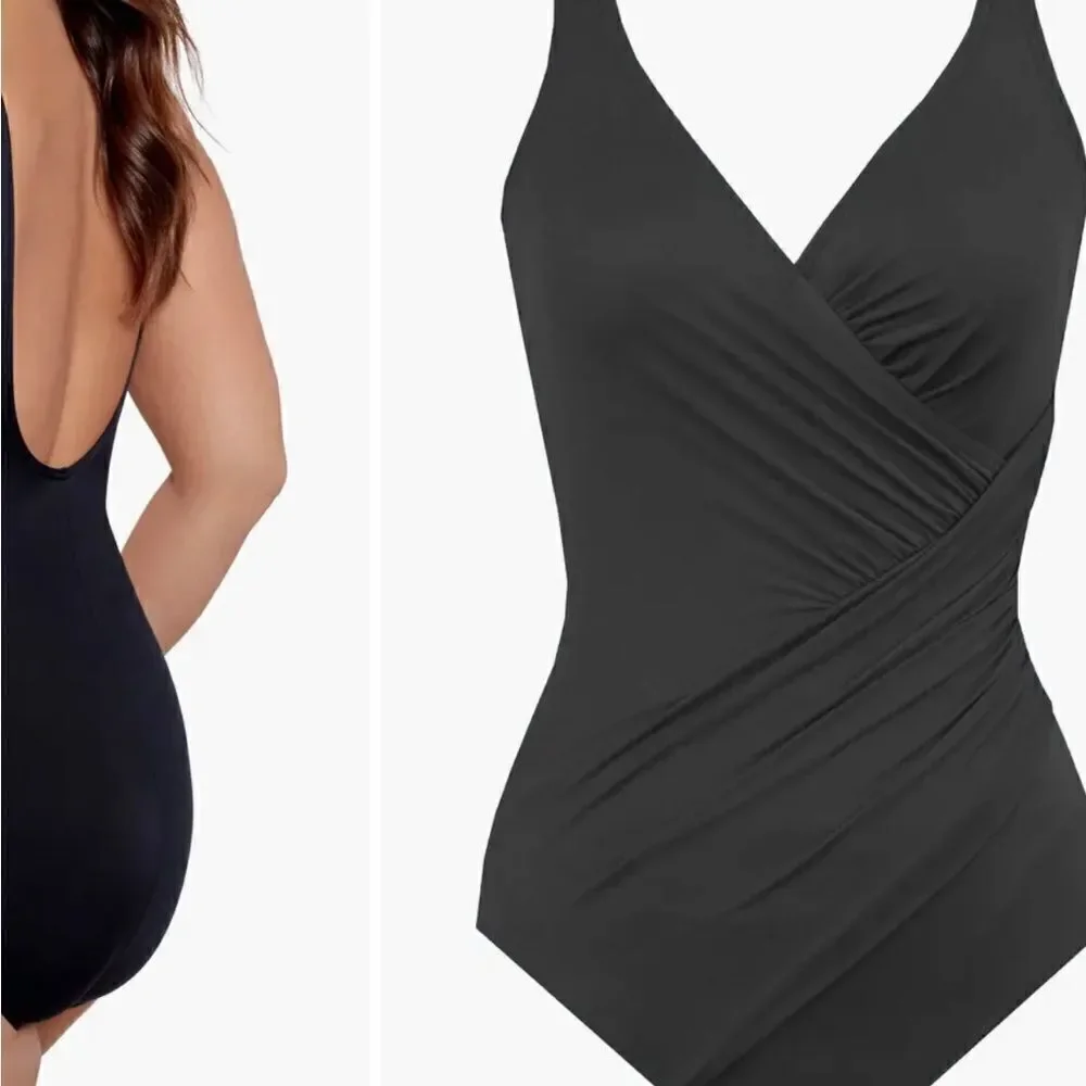 Miraclesuit Must Haves Oceanus One Piece Swimsuit size 18 NWT $180